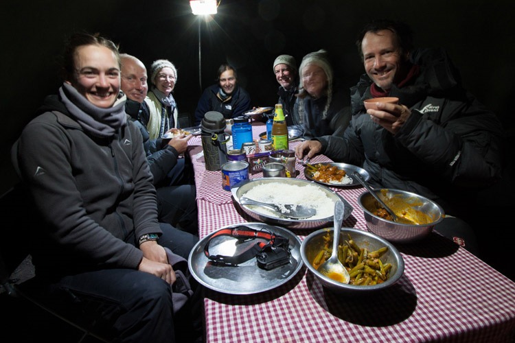 India Snow Leopard Tour photo showing heated camp tent in Hemis National Park