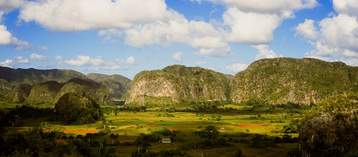 Cuba tours slide showing Vinales Valley