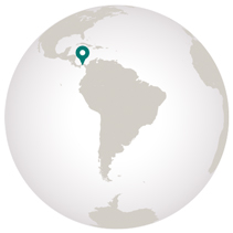where is nicaragua on the globe