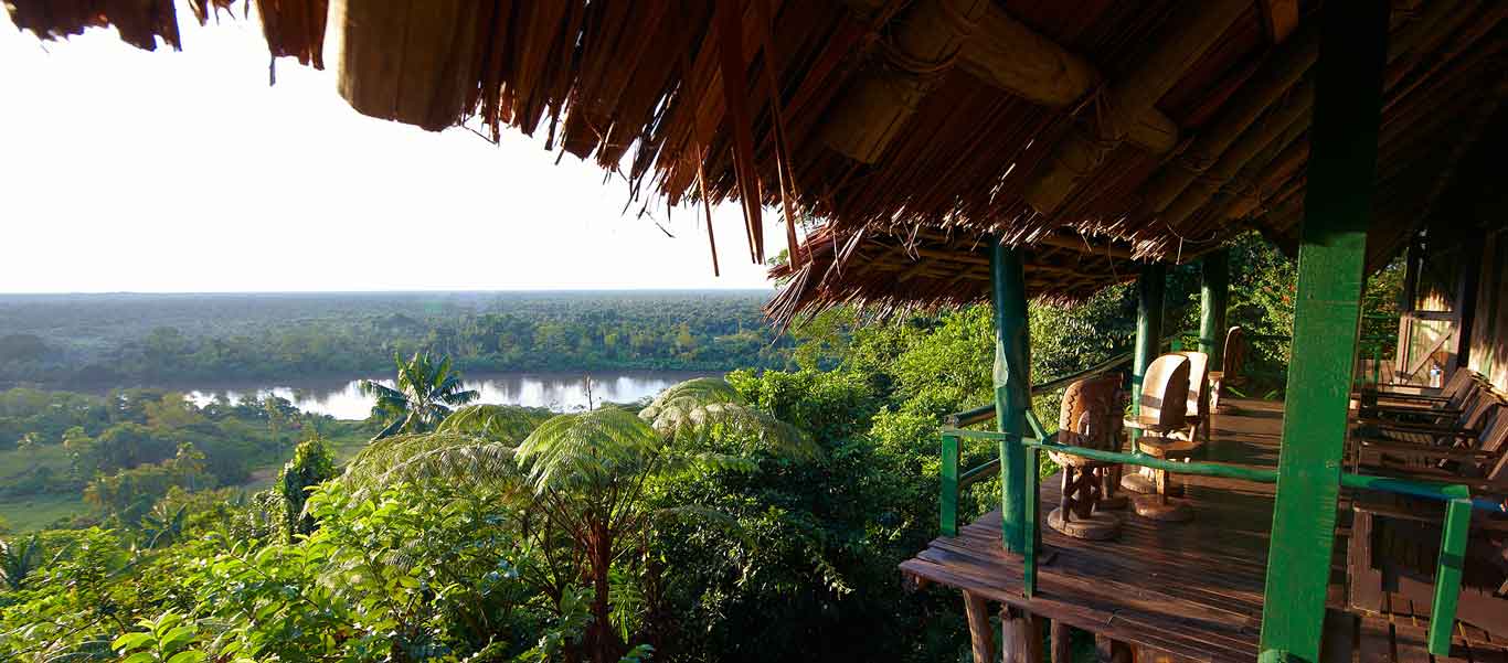 Travel to Papua New Guinea picture of the view from Karawari Lodge