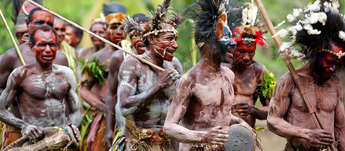 Papua New Guinea travel image of a SIng-sing performance