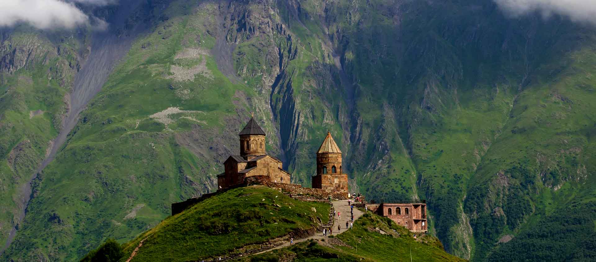 Caucasus Tour image of Gergeti Trinity Church in Georgia
