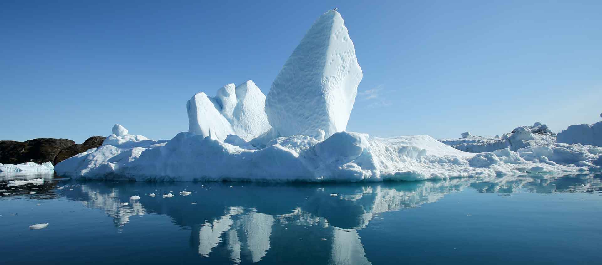 Baffin Island and Greenland photo of icebergs near Ilulissat