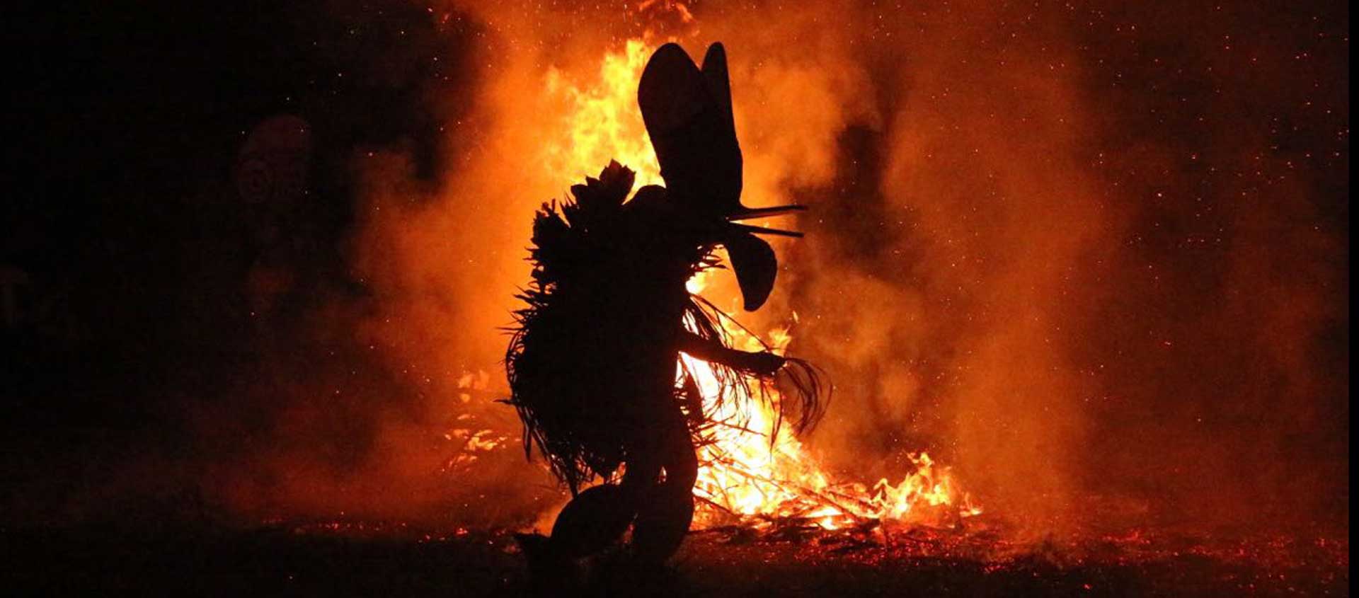 Papua New Guinea Cruise image of Baining Fire Dance in Rabaul