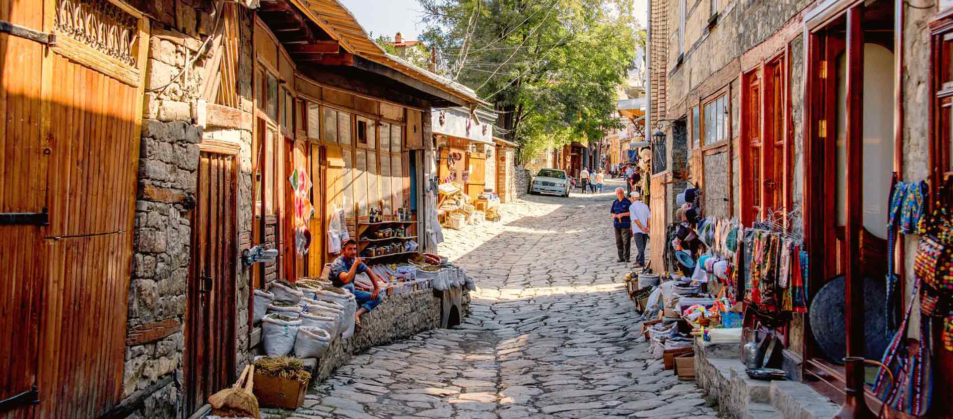 Caucasus Tour image showing the ancient Azerbaijani city of Sheki