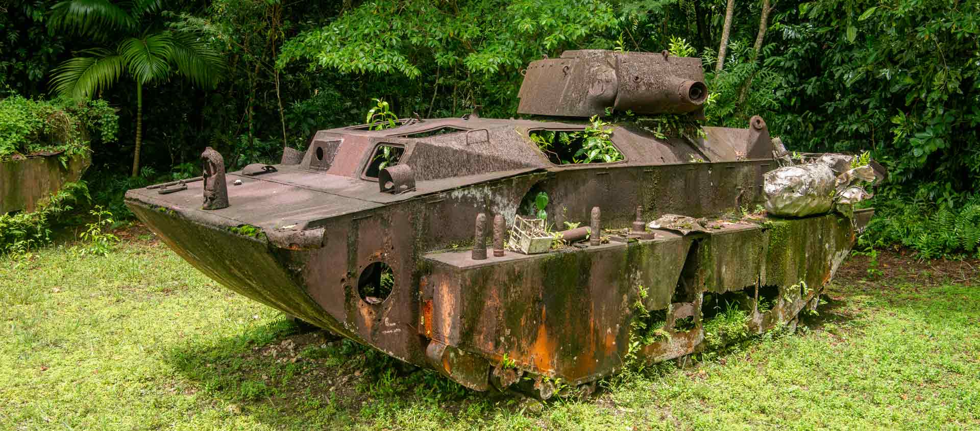 Palau snorkel tour photo of a WWII tank